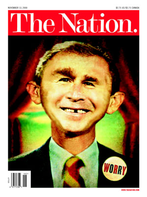 george w bush monkey face. George W. Bush presidency.